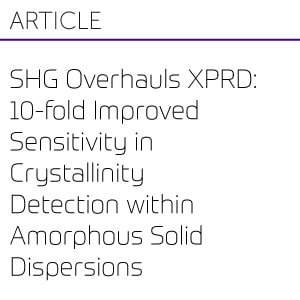 SHG overhauls XPRD: 10-fold Improved Sensitivity in Crystallinity Detection within Amorphous Solid Dispersions