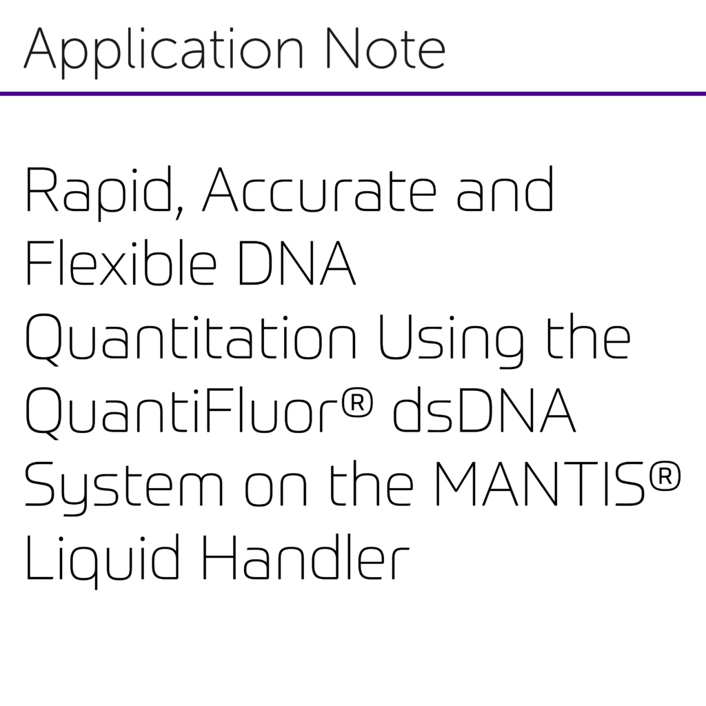 Nucleic acid quantitation is an important step in molecular biology workflows, particularly for qPCR and Next Generation Sequencing (NGS)