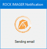 Sending Email Status Notification rock imager software email notification