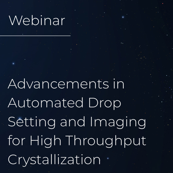 Advancements in Automated Drop Setting and Imaging for High Throughput Crystallization