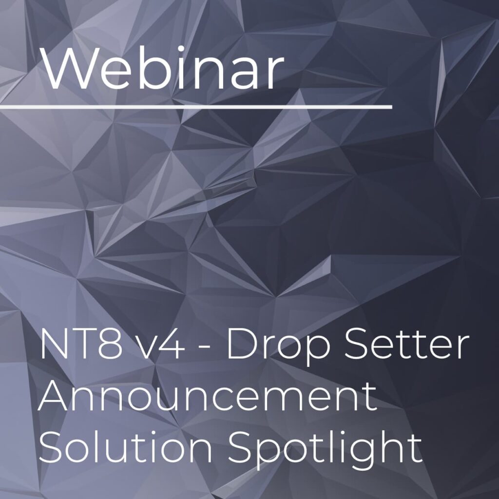 NT8 v4 - Drop Setter Announcement Solution Spotlight by Eric Zhao