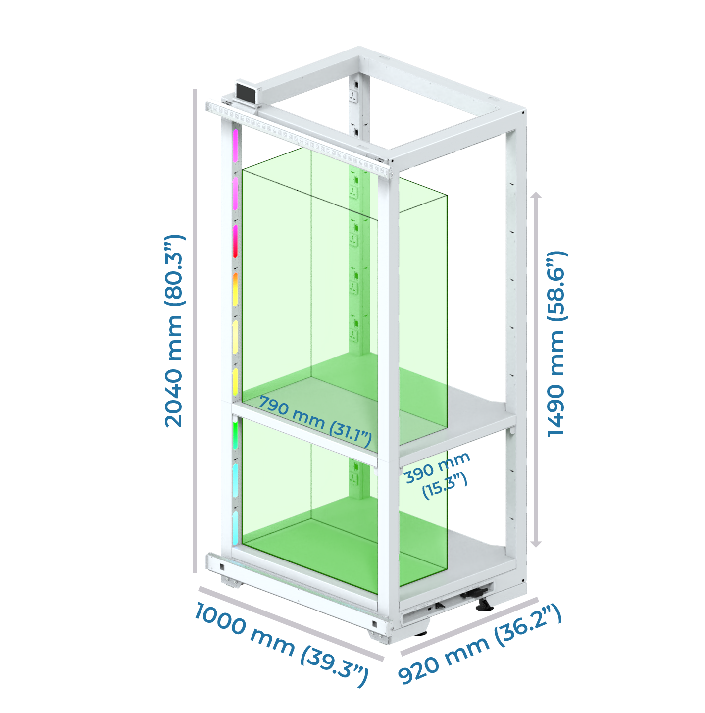 tall standard dimension